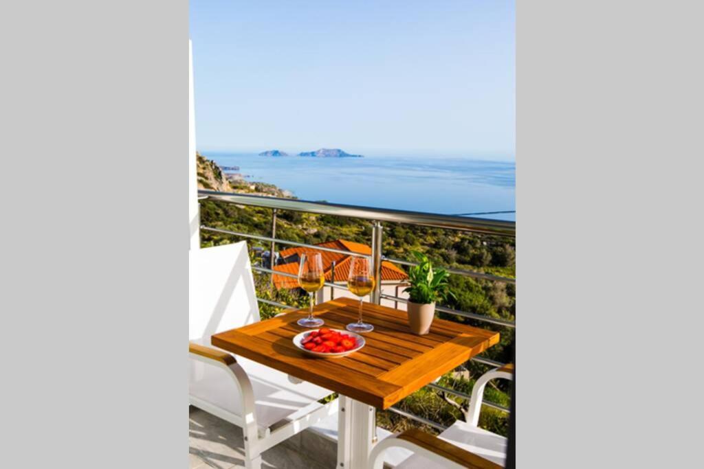 Chrysi'S Ocean View Retreat Villa Kerames Bagian luar foto