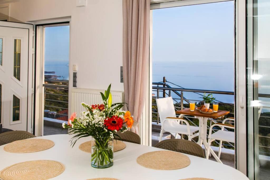 Chrysi'S Ocean View Retreat Villa Kerames Bagian luar foto