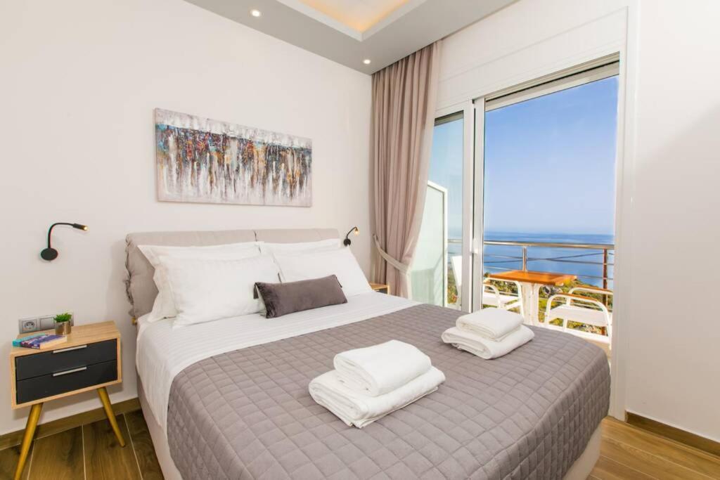 Chrysi'S Ocean View Retreat Villa Kerames Bagian luar foto
